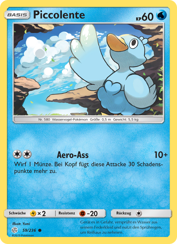 Piccolente 59 — Cosmic Eclipse (German Pokémon TCG card)