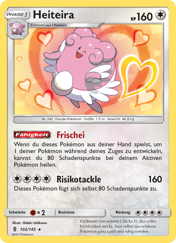 Heiteira 102 — Stunde der Wächter (German Pokémon TCG card)
