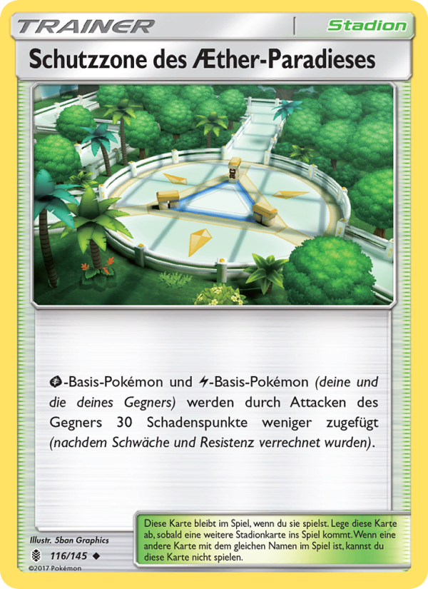 Schutzzone des Æther-Paradieses 116 — Stunde der Wächter (German Pokémon TCG card)