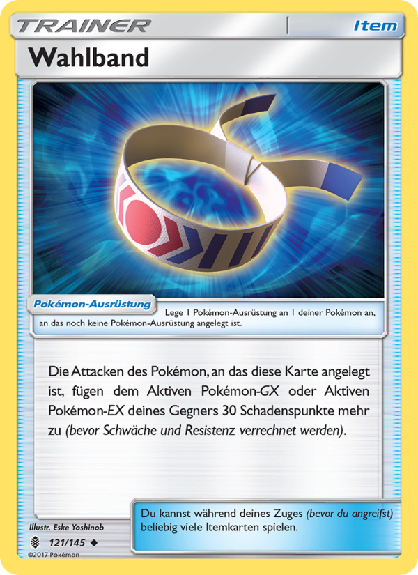 Wahlband 121 — Stunde der Wächter (German Pokémon TCG card)