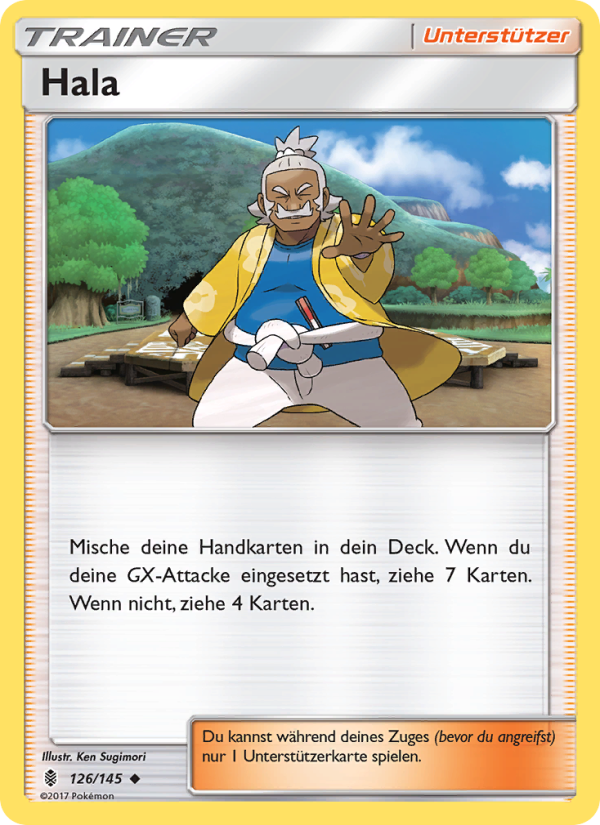 Hala 126 — Stunde der Wächter (German Pokémon TCG card)
