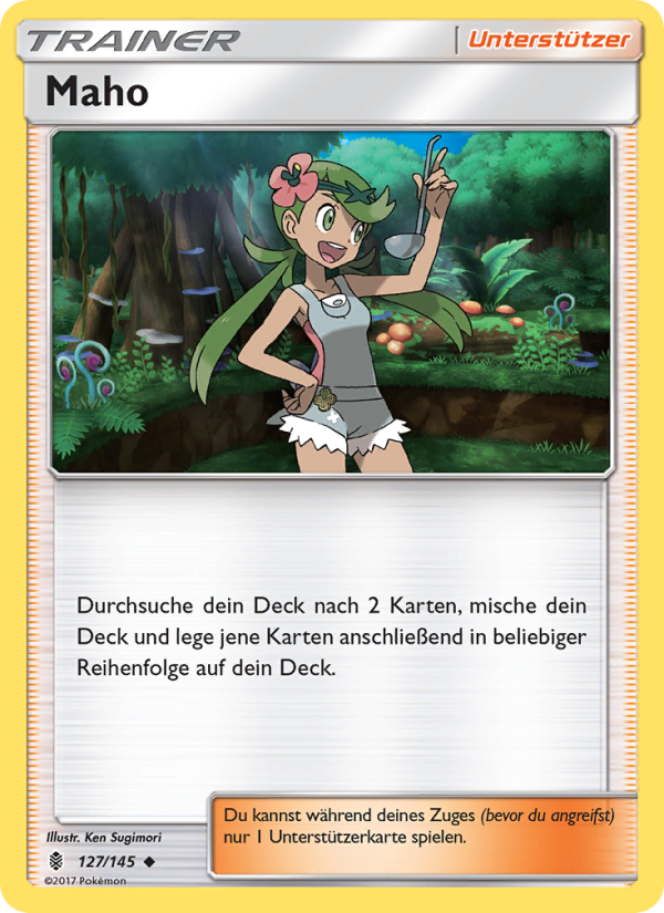 Maho 127 — Stunde der Wächter (German Pokémon TCG card)