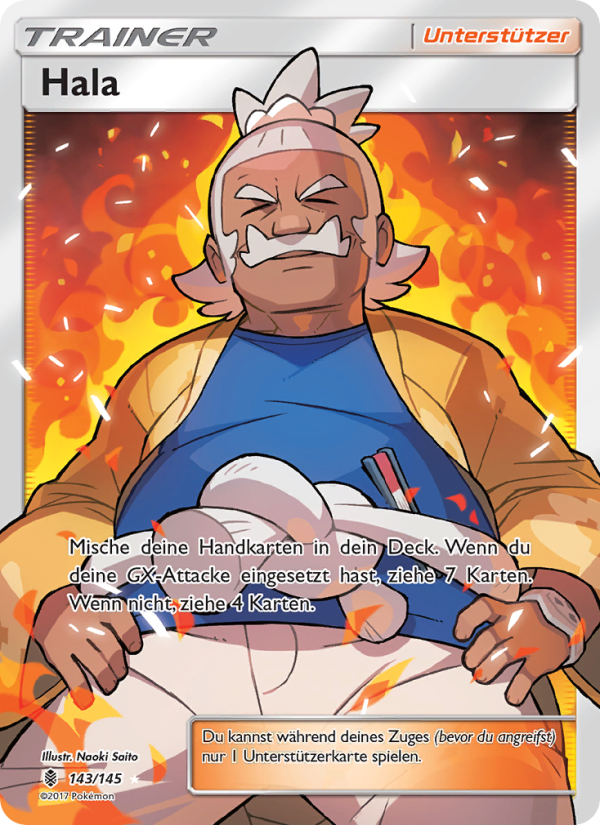 Hala 143 — Stunde der Wächter (German Pokémon TCG card)