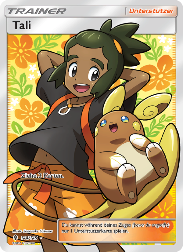 Tali 144 — Stunde der Wächter (German Pokémon TCG card)
