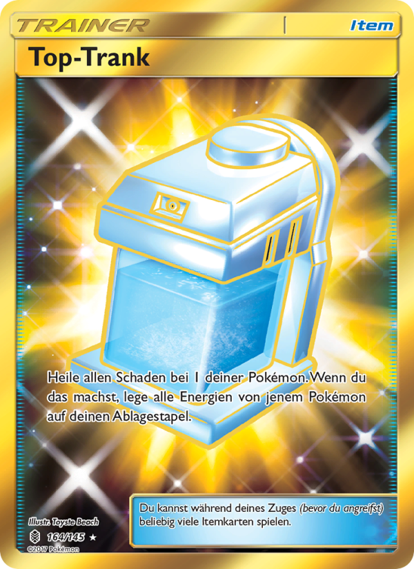 Top-Trank 164 — Stunde der Wächter (German Pokémon TCG card)