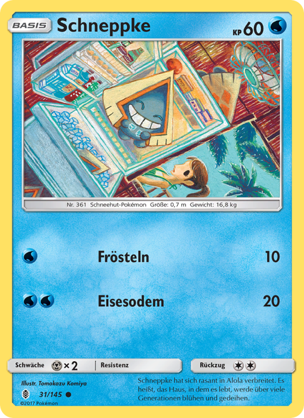 Schneppke 31 — Stunde der Wächter (German Pokémon TCG card)