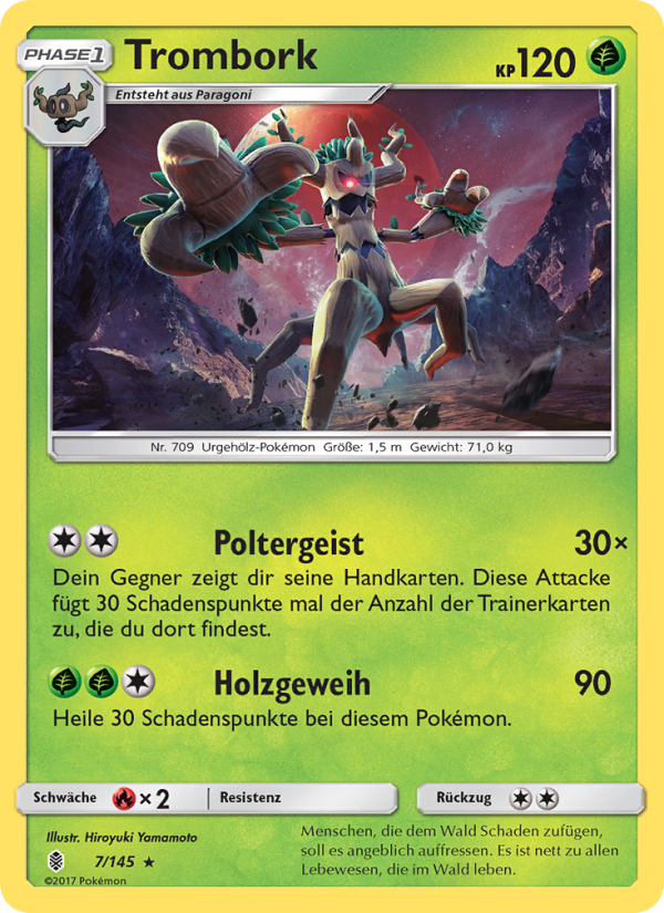 Trombork 7 — Guardians Rising (German Pokémon TCG card)