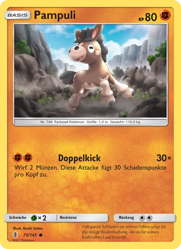 Pampuli 75 — Guardians Rising (German Pokémon TCG card)