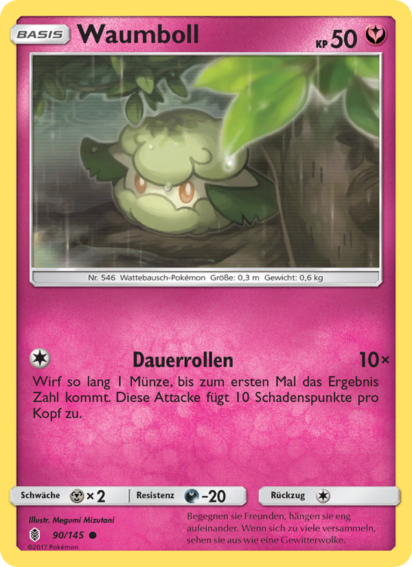 Waumboll 90 — Stunde der Wächter (German Pokémon TCG card)