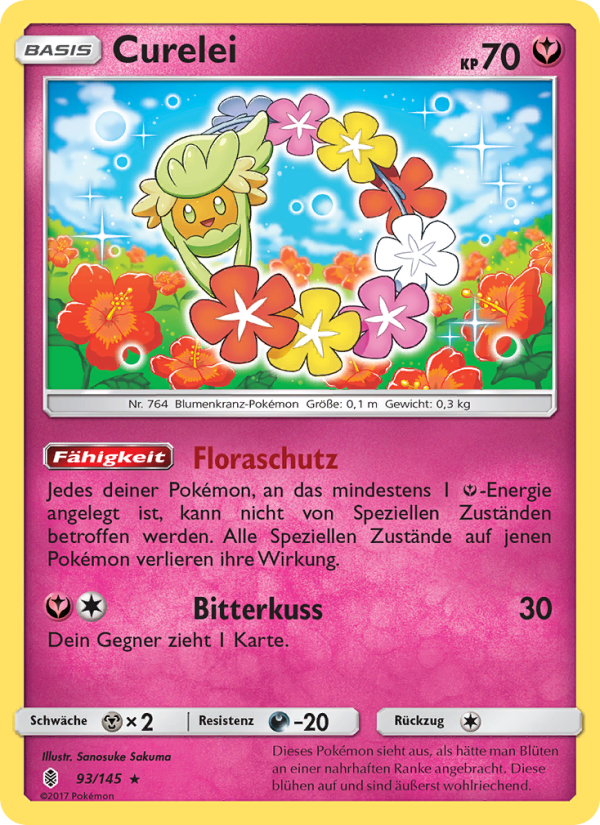 Curelei 93 — Guardians Rising (German Pokémon TCG card)