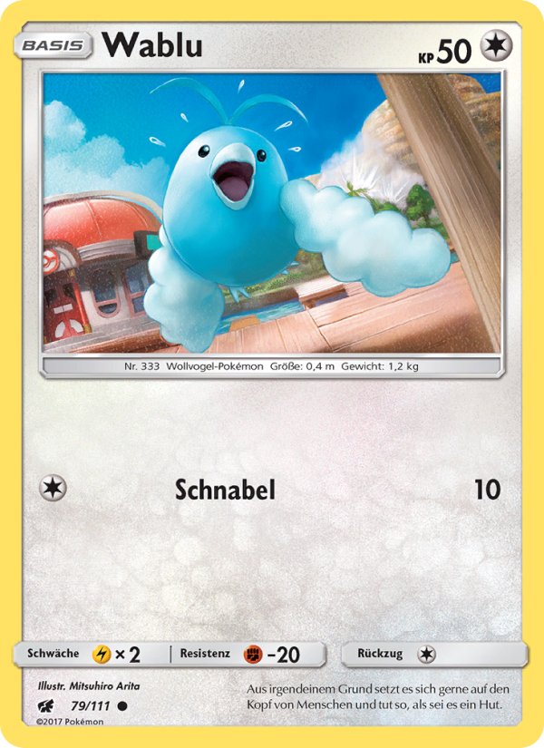 Wablu 79 — Crimson Invasion (German Pokémon TCG card)
