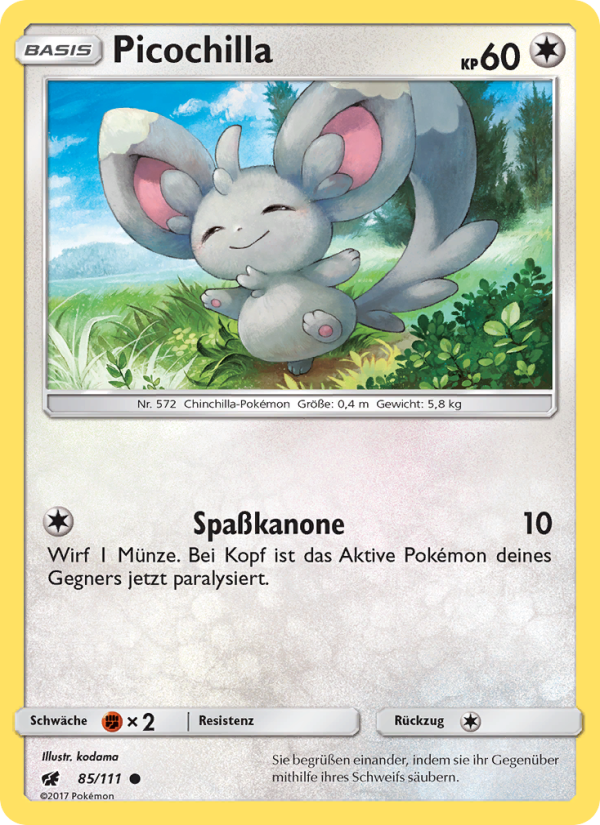 Picochilla 85 — Crimson Invasion (German Pokémon TCG card)