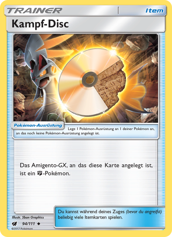 Kampf-Disc 94 — Aufziehen der Sturmröte (German Pokémon TCG card)