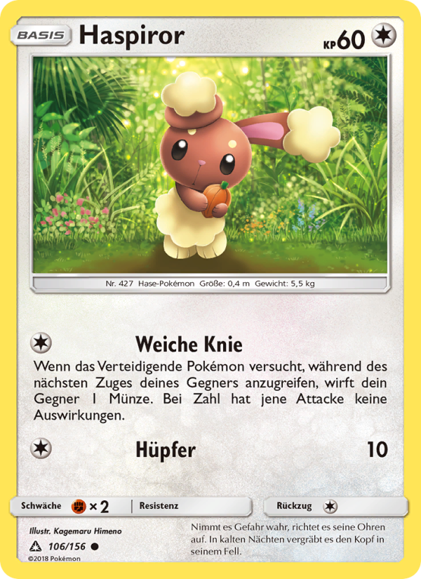 Haspiror 106 — Ultra-Prisma (German Pokémon TCG card)