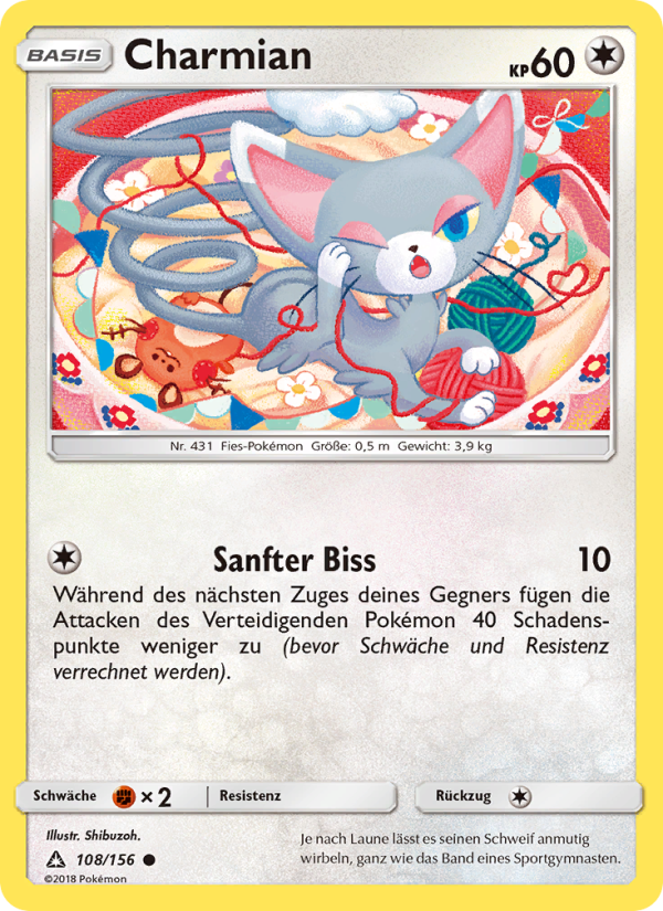 Charmian 108 — Ultra-Prisma (German Pokémon TCG card)