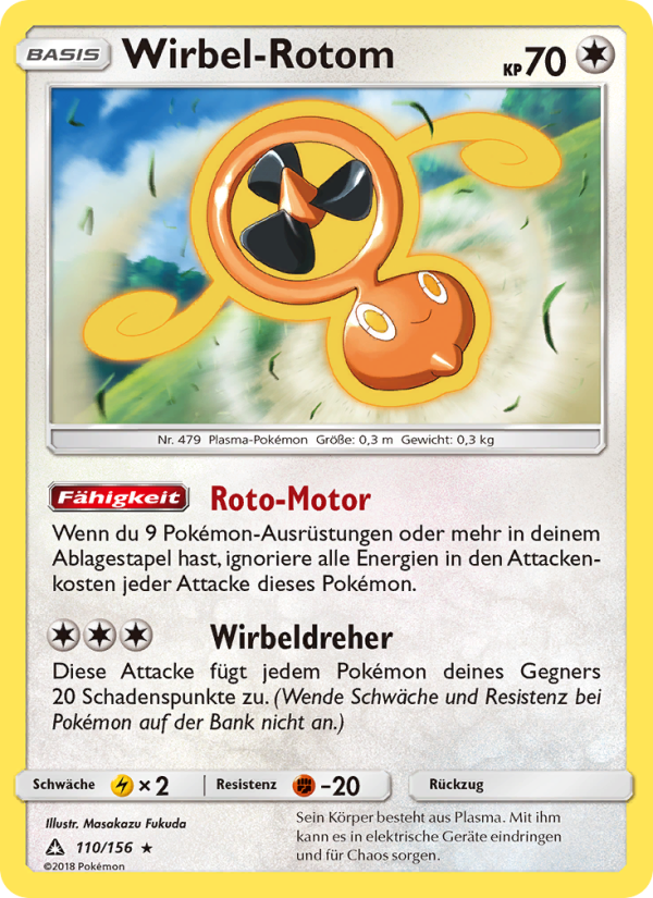 Wirbel-Rotom Pokémon TCG cards