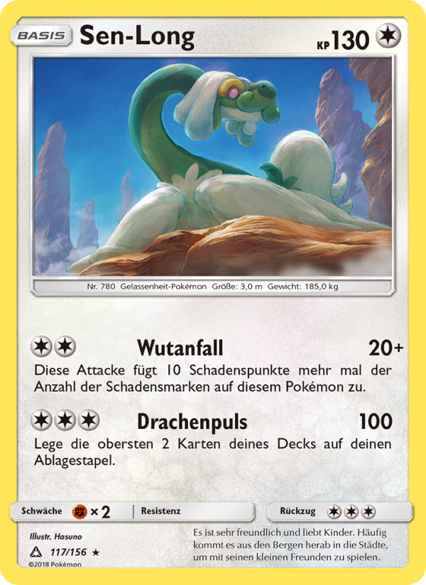 Sen-Long 117 — Ultra-Prisma (German Pokémon TCG card)