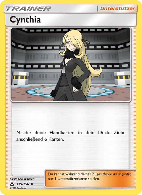 Cynthia 119 — Ultra-Prisma (German Pokémon TCG card)
