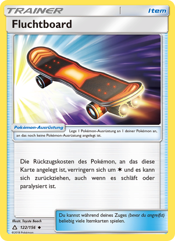 Fluchtboard 122 — Ultra-Prisma (German Pokémon TCG card)