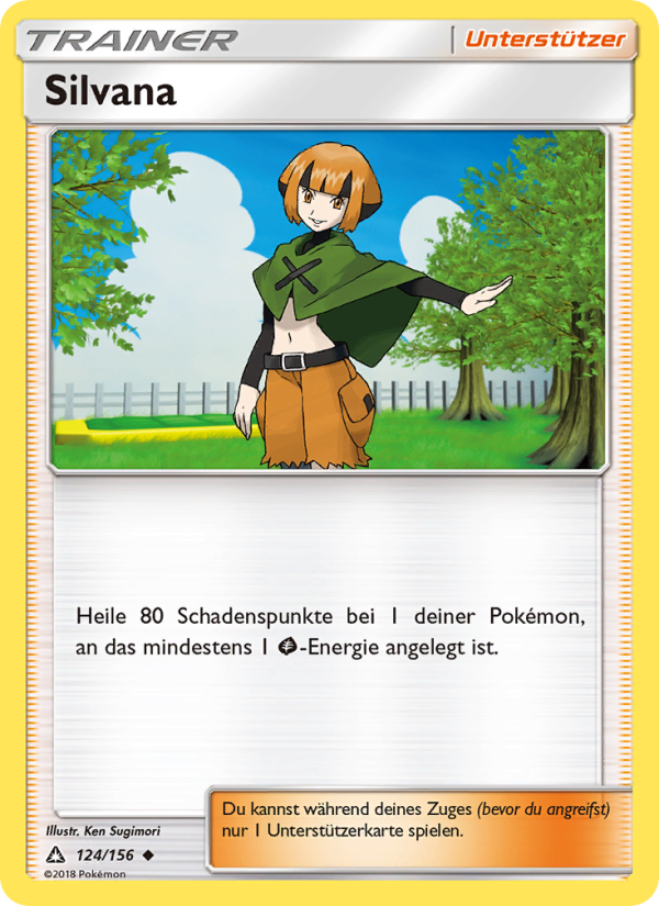 Silvana 124 — Ultra-Prisma (German Pokémon TCG card)