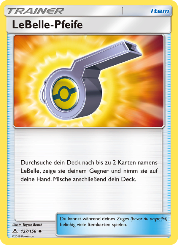 LeBelle-Pfeife 127 — Ultra-Prisma (German Pokémon TCG card)