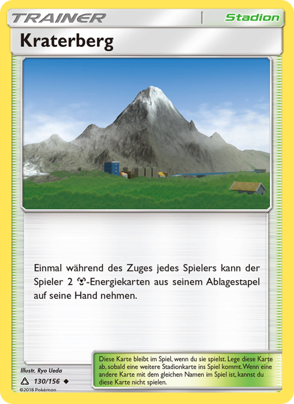 Kraterberg 130 — Ultra-Prisma (German Pokémon TCG card)