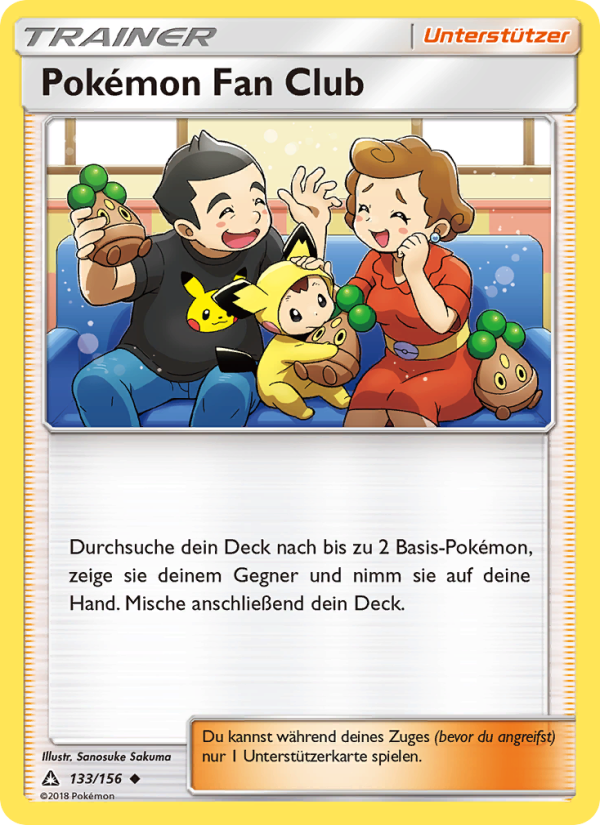 Pokémon Fan Club 133 — Ultra-Prisma (German Pokémon TCG card)
