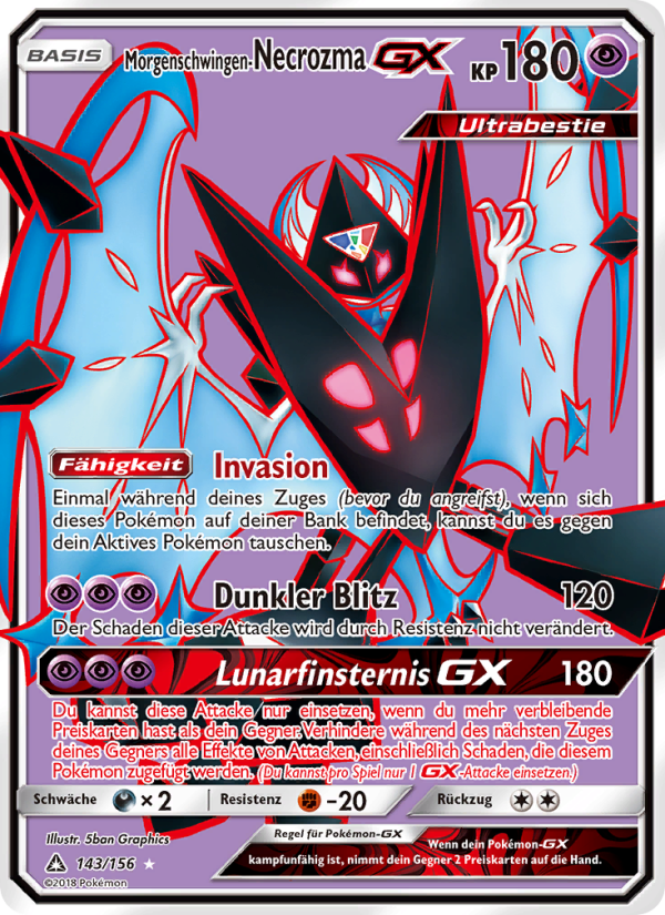 Morgenschwingen-Necrozma Pokémon TCG cards