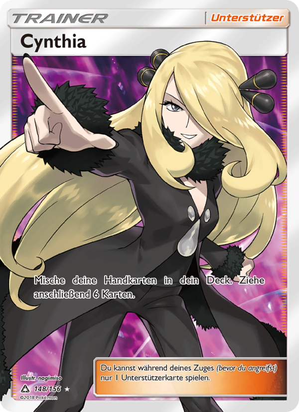 Cynthia 148 — Ultra-Prisma (German Pokémon TCG card)