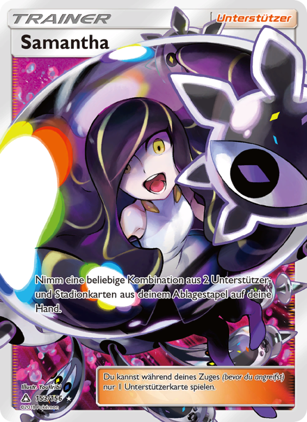 Samantha 153 — Ultra-Prisma (German Pokémon TCG card)