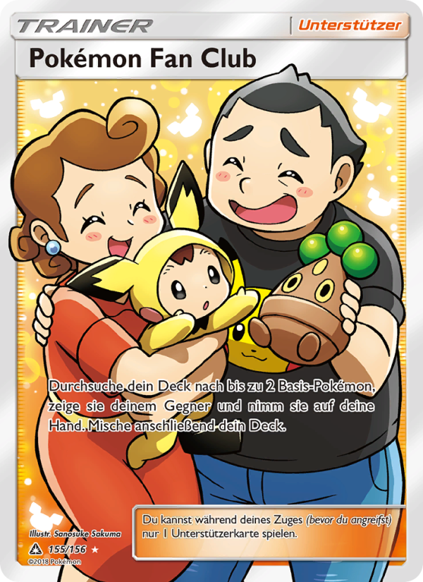 Pokémon Fan Club 155 — Ultra-Prisma (German Pokémon TCG card)