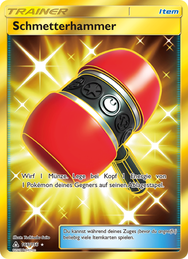 Schmetterhammer 166 — Ultra-Prisma (German Pokémon TCG card)