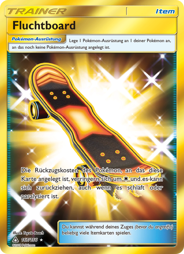 Fluchtboard 167 — Ultra-Prisma (German Pokémon TCG card)