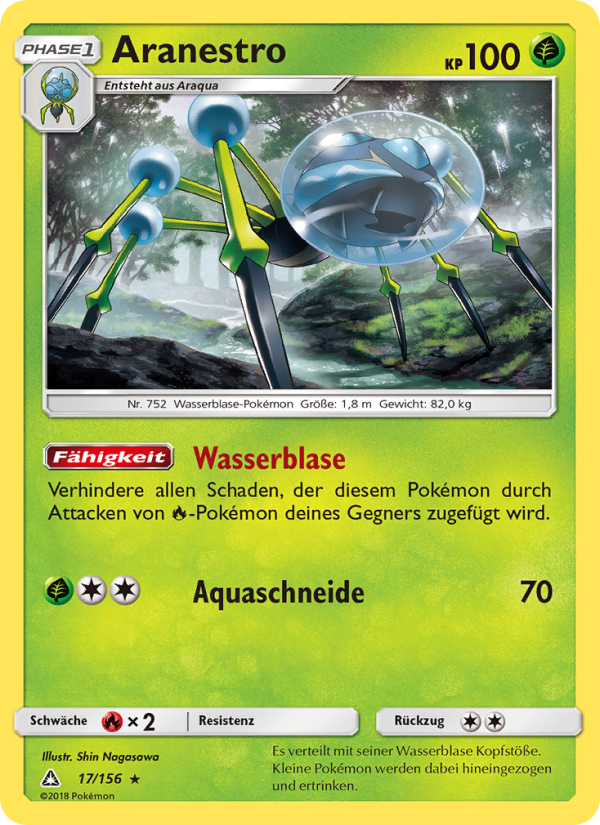 Aranestro 17 — Ultra Prism (German Pokémon TCG card)