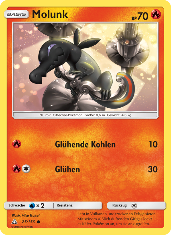 Molunk 25 — Ultra-Prisma (German Pokémon TCG card)