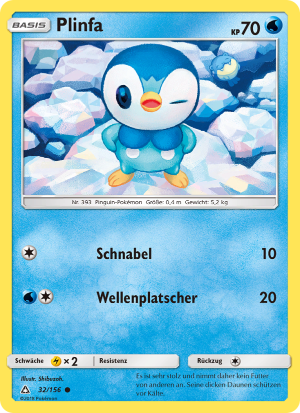 Plinfa 32 — Ultra-Prisma (German Pokémon TCG card)