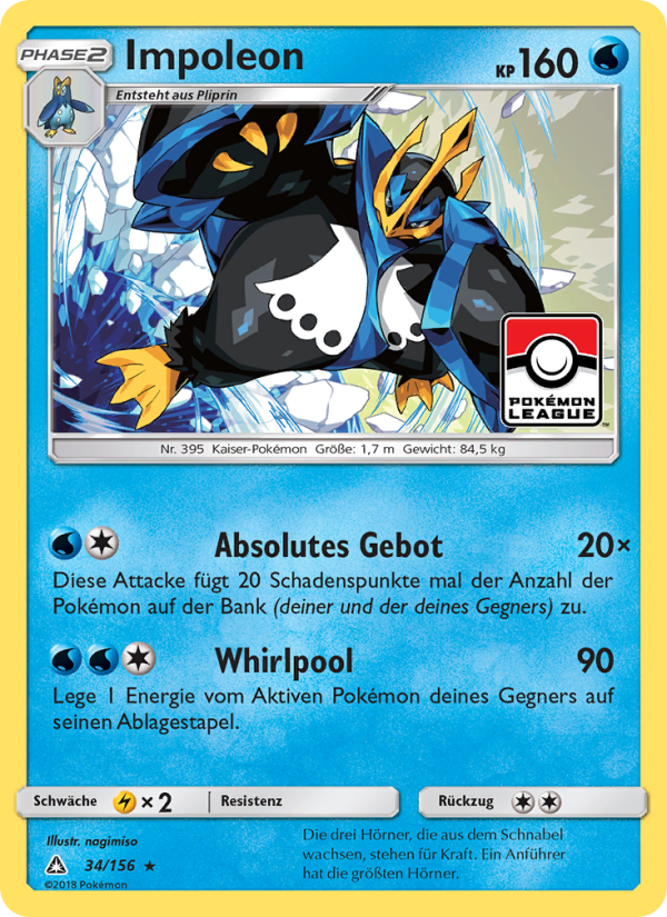 Impoleon 34 — Ultra-Prisma (German Pokémon TCG card)