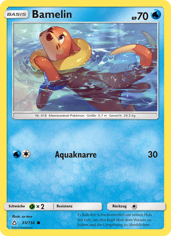 Bamelin 35 — Ultra-Prisma (German Pokémon TCG card)