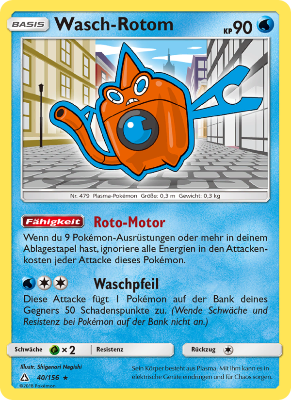 Wasch-Rotom Pokémon TCG cards