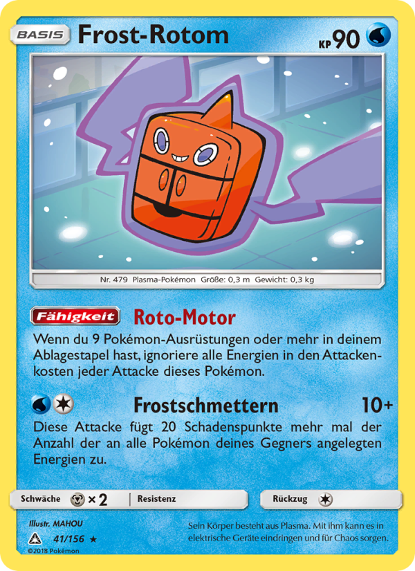 Frost-Rotom 41 — Ultra-Prisma (German Pokémon TCG card)