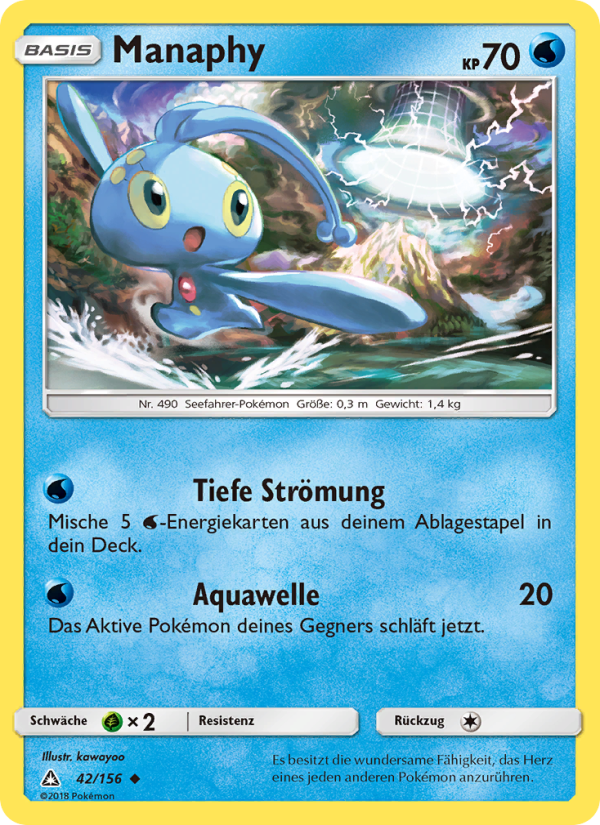 Manaphy 42 — Ultra-Prisma (German Pokémon TCG card)