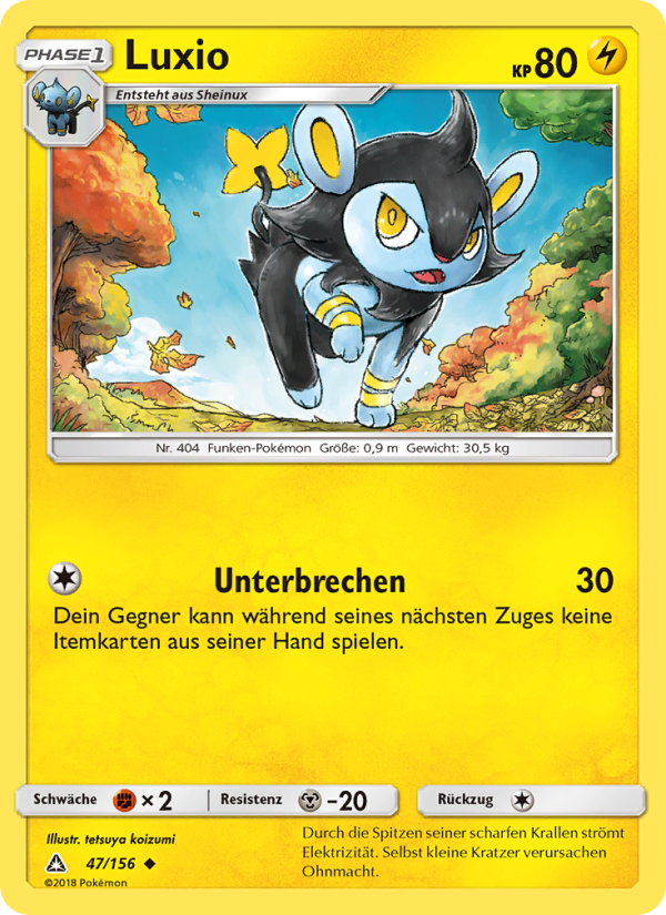 Luxio 47 — Ultra-Prisma (German Pokémon TCG card)