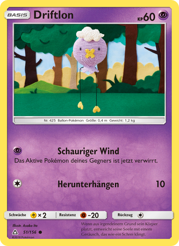 Driftlon 51 — Ultra-Prisma (German Pokémon TCG card)