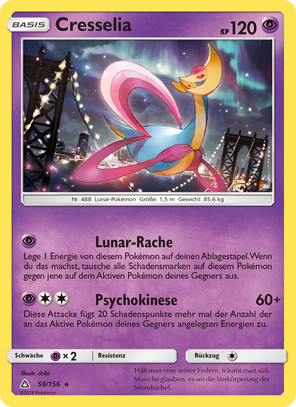 Cresselia 59 — Ultra-Prisma (German Pokémon TCG card)