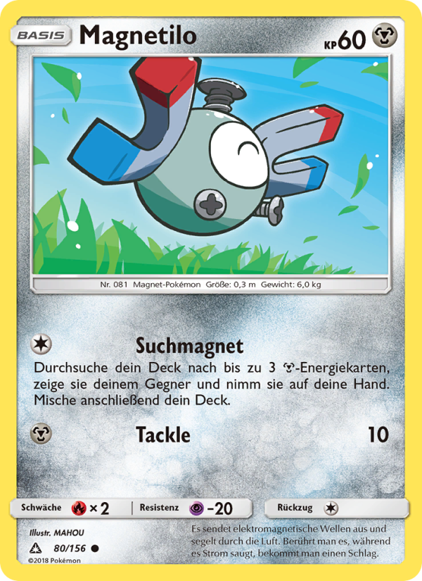 Magnetilo 80 — Ultra-Prisma (German Pokémon TCG card)