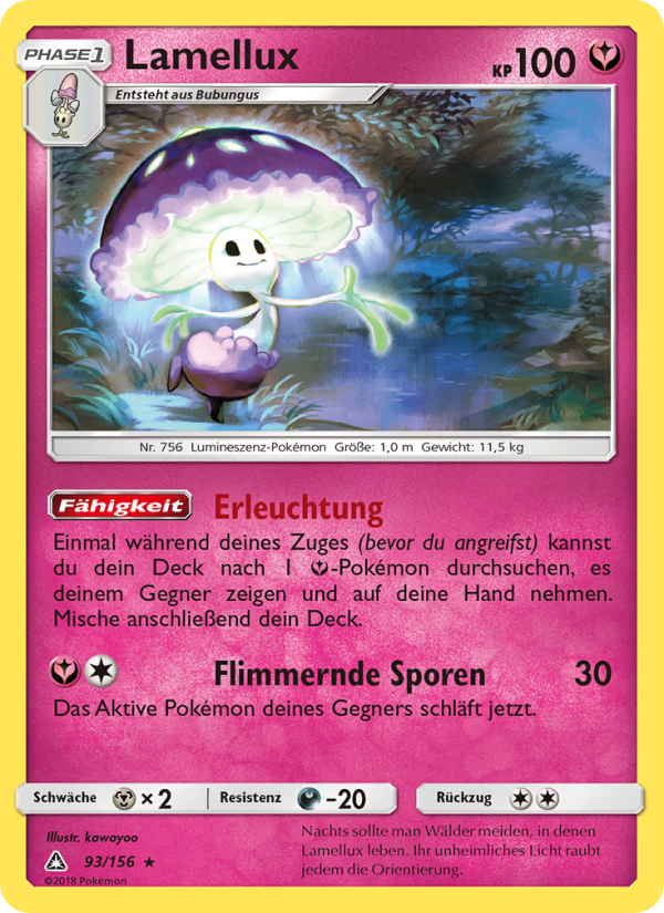 Lamellux 93 — Ultra-Prisma (German Pokémon TCG card)