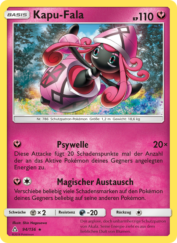 Kapu-Fala 94 — Ultra-Prisma (German Pokémon TCG card)