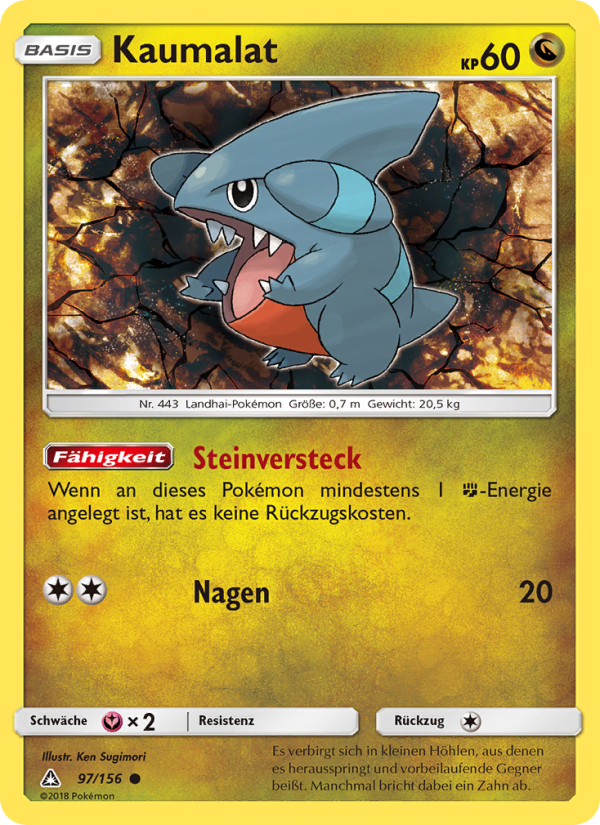 Kaumalat 97 — Ultra-Prisma (German Pokémon TCG card)