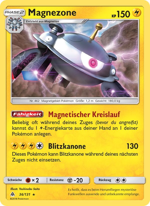 Magnezone 36 — Grauen Der Lichtfinsternis (German Pokémon TCG card)