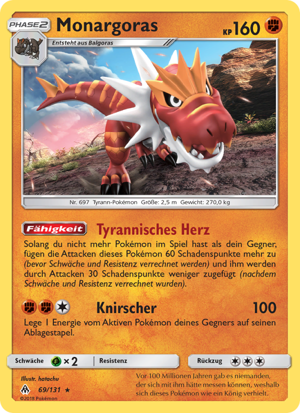 Monargoras Pokémon TCG cards